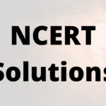 NCERT Solutions